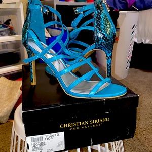 Snakeskin High Heels